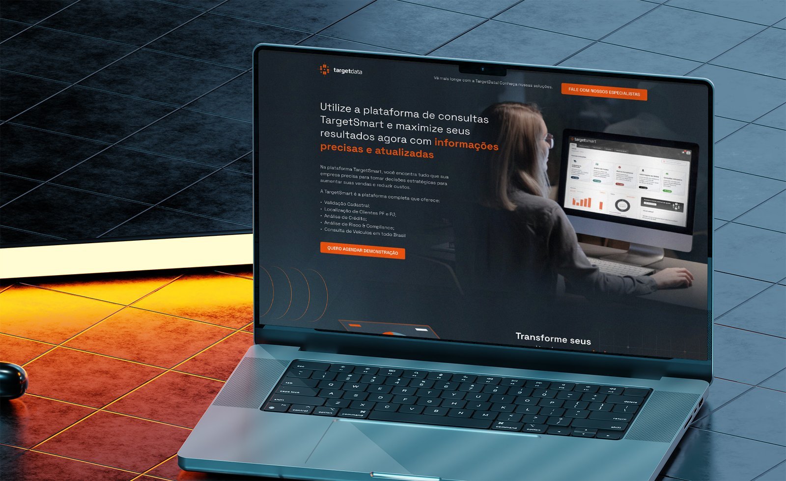 Landing Page de Alta Conversão — TargetData